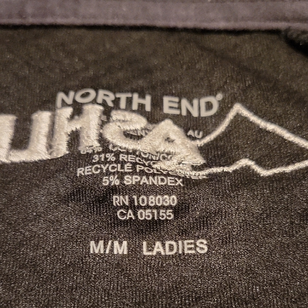 Womens Ashley Furniture Black Half-Zip Sweater - Picture 4 of 6